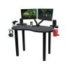 Atlantic 82050334 Desk Eclipse Gaming; Black