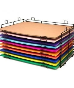 Bazic Products Bazic 20080 BAZIC 22" X 28" 10-Slots Poster Board Display Rack