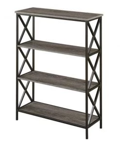 Convenience Concepts 161844WGY Tucson 4 Tier Bookcase