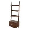 Convenience Concepts 8043491ES American Heritage Bookshelf Ladder with Drawer