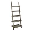Convenience Concepts 8043391DFTW American Heritage Bookshelf Ladder; Driftwood - 72 x 14 x 24 in.