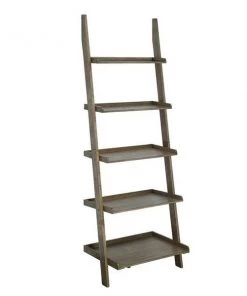Convenience Concepts 8043391DFTW American Heritage Bookshelf Ladder; Driftwood - 72 x 14 x 24 in.