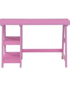 Convenience Concepts 090107PK Designs2Go Trestle Desk - Pink