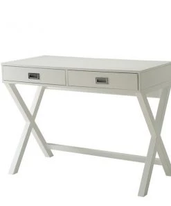 Convenience Concepts 203520W Designs2Go Landon Desk - White - 30 x 39.75 x 19 in.