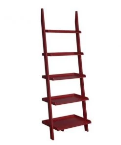 Convenience Concepts 8043391CR American Heritage Bookshelf Ladder - 25 x 15.75 x 72 in.