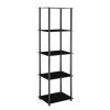 Convenience Concepts 157011BLBL Designs2Go Classic Glass 5 Tier Tower; Black