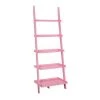 Convenience Concepts 8043391PK 25 x 15.5 x 72 in. American Heritage Bookshelf Ladder; Pink