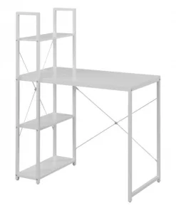 Convenience Concepts 131513WFW 36 x 19.5 x 47.25 in. Designs2Go Office Workstation with Shelves; White