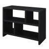 Convenience Concepts 111085BL Northfield Console 3 Tier Bookcase; Black