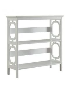Omega 203240W 3 Tier Bookcase; White - 31.5 x 11.75 x 32.5 in.