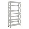 Omega 203250W Spacious 5 Tiers Bookcase; White - 31.5 x 11.75 x 59.75 in.