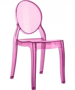 Siesta ISP051-TPNK Baby Elizabeth Kids Chair Transparent Pink