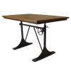 Carolina Cottage SD3048ELMBLK Brio Sit or Stand Adjustable Desk; Elm & Black - 48 x 30 x 30 in.