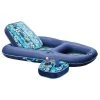 Aqua Leisure AQL4046HB2B Ultimate 2-in-1 Lounge & Caddy Hibiscus Flip Ultimate Comfort Receliner