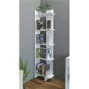 Decorotika AL67BCB01 67 x 18 x 9 in. Alice Accent Corner Unit Bookcase - White