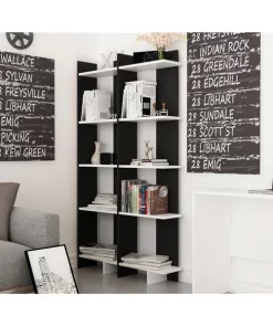 Decorotika AL67BCB03 67 x 18 x 9 in. Alice Accent Corner Unit Bookcase - Black