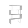 Decorotika ADR50BCB06 36 x 12 x 50 in. Adriana 4-Shelf Geometric Bookcase - White