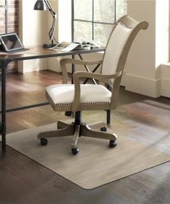 Trendsetter 119753 36 x 48 in. Rectangle Hard Floor Chair Mat; Driftwood