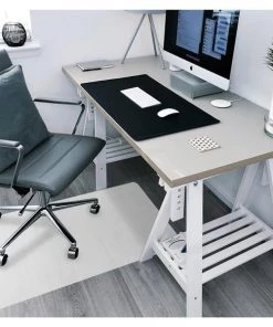 Floortex NCMFLLAC0001 29 x 46 in. Ecotex Polypropylene Rectangular Anti Slip Chair Mat for Hard Floors