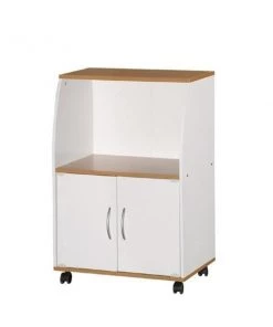 Made-To-Order Microwave Cart-Beech