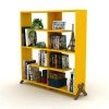 Homedora HD-ON20RF-170202 Kipp Bookcase; Walnut & Yellow