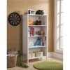 KB BK125 52 x 28 x 12 in. 4 Tier Bookcase - White