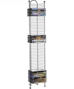 Latestluxury Nestable 52 DVDs with Blue Ray; Gunmetal