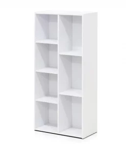 Furinno 11048WH 7-Cube Reversible Open Shelf; White