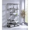 Myco Furniture AL105 36 x 12 x 71 in. Allaire Bookshelf; Gray