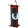 Oklahoma Sound Corporation Oklahoma Sound 111PLS-MY-LWM-6 The Power Plus Lectern With Wireless Tie Clip Lavalier - Mahogany