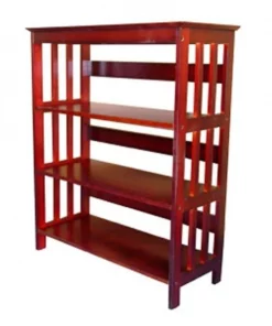 Ore Furniture R5416 CH 36 in. 3-Tier Bookcase - Cherry