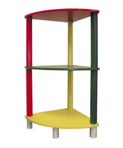 Ore Furniture H-59A Kids 3-Tier Corner Shelf
