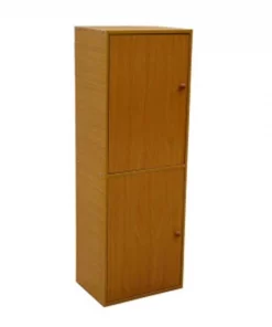 Back2Basics 4-tier Adjustable Book Shelf With Door