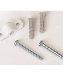 Closetmaid 0297077 U-Shape Shelf Clip; Metal; White