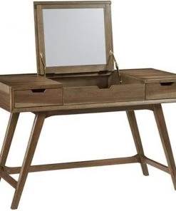 Progressive Furniture T360-71 Home & Office Desk & Vanity; Caramel