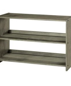 Supplier PD-790D-AG Louver Bookcase In Antique Grey Finish