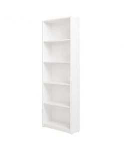 Niche NL3SBKWH Niche Lux 3 Shelf Bookcase; White