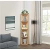 Kings Furniture BK004-N Harlice Corner Shelving Unit; Natural