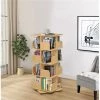 Kings Furniture BK006-N Revolving Tall Bookcase; Natural