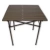 Aspen Brands TA2727 Table in a Bag Tall Aluminum Portable Table - Brown; 27 x 27 x 27 in.