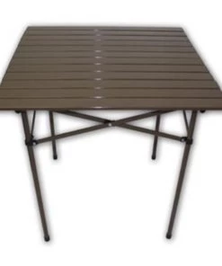 Aspen Brands TA2727 Table in a Bag Tall Aluminum Portable Table - Brown; 27 x 27 x 27 in.