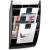 Roomfactory Crystal Dividers File Wall Rack - Black