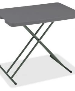 Iceberg Enterprises ICE65491 30 x 20 in. Personal Folding Table - Charcoal