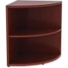 Newestedition 29.5 x 23.6 x 23.6 in. Corner Bookcase - Mahogany