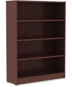 Newestedition 48 x 36 x 12 in. Bookcase 4 Shelf - Mahogany