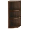 Newestedition Corner Bookcase; Walnut