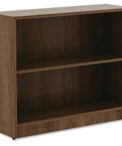 Newestedition Bookcase; 2 Shelf - Walnut