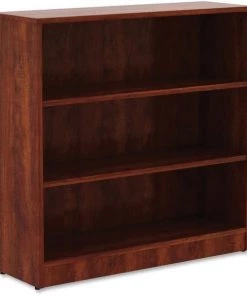 Newestedition Laminate Bookcase - Cherry ; 3 Shelves