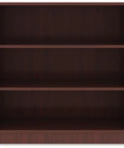 Newestedition Bookcase - Mahogany Laminate; 3 Shelves