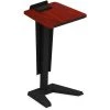 Lorell LLR59652 U-shaped Base Impromptu Lectern; Mahogany